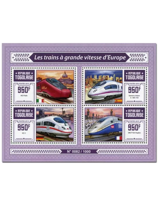 n° 4842 - Timbre TOGO  Poste