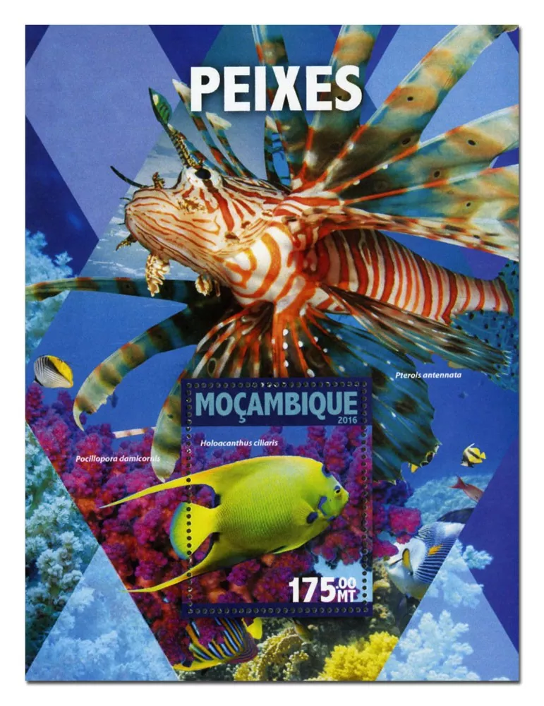 n° 1043  : Timbre MOZAMBIQUE Blocs et feuillets