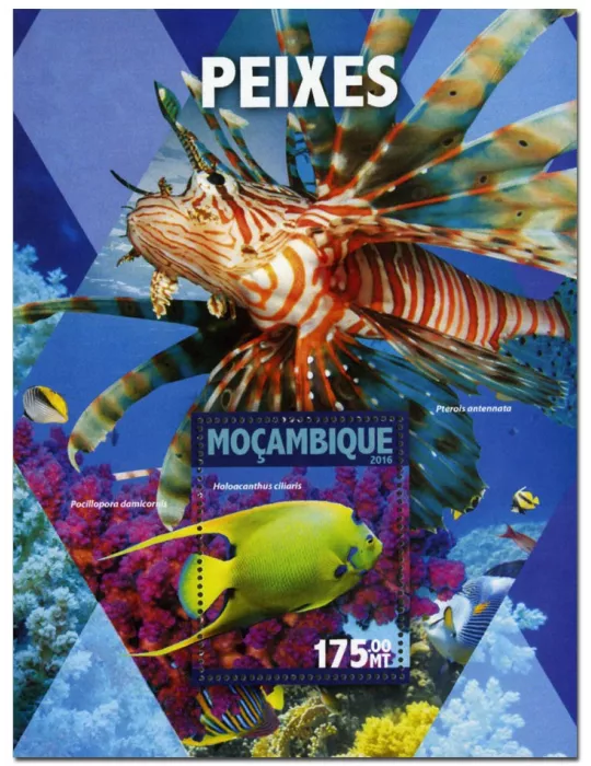 n° 1043  : Timbre MOZAMBIQUE Blocs et feuillets