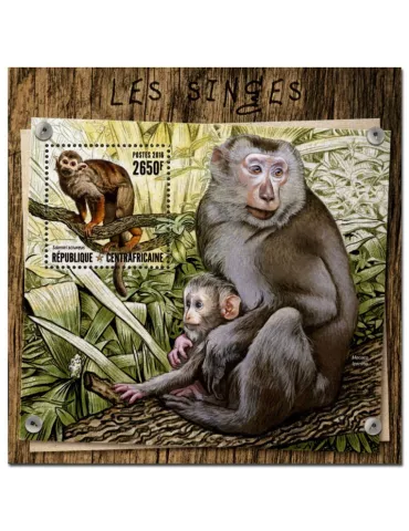 n° 1044  : Timbre CENTRAFRIQUE Blocs et feuillets