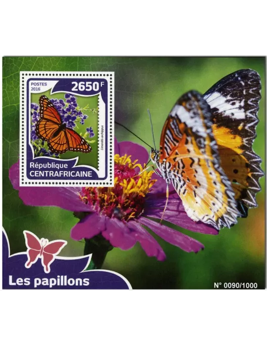 n° 924  : Timbre CENTRAFRIQUE Blocs et feuillets