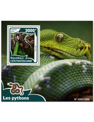 n° 933  : Timbre CENTRAFRIQUE Blocs et feuillets