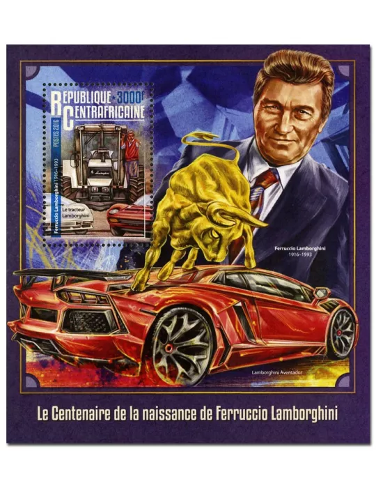 n° 955  : Timbre CENTRAFRIQUE Blocs et feuillets