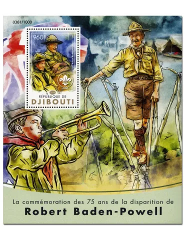 n° 44  : Timbre DJIBOUTI Blocs et feuillets