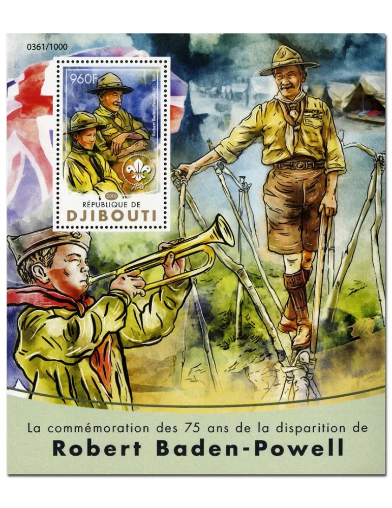 n° 44  : Timbre DJIBOUTI Blocs et feuillets