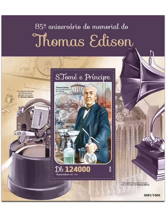 n° 909  : Timbre SAINT-THOMAS ET PRINCE Blocs et feuillets