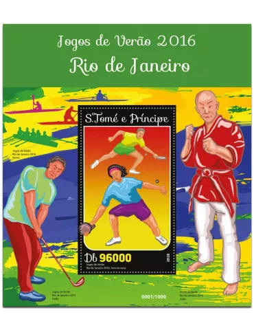 n° 936  : Timbre SAINT-THOMAS ET PRINCE Blocs et feuillets
