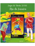 n° 936  : Timbre SAINT-THOMAS ET PRINCE Blocs et feuillets