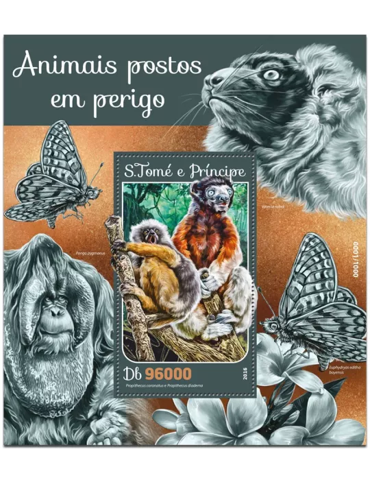 n° 938  : Timbre SAINT-THOMAS ET PRINCE Blocs et feuillets