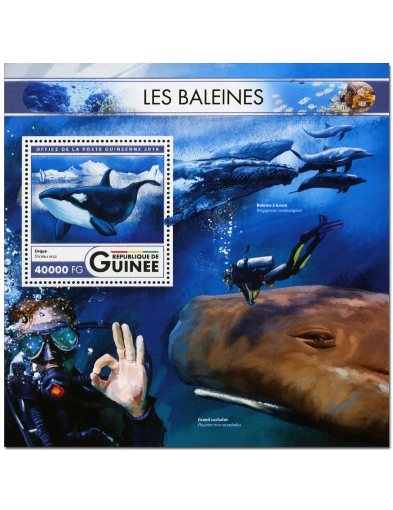 n° 1985  : Timbre GUINÉE Blocs et feuillets