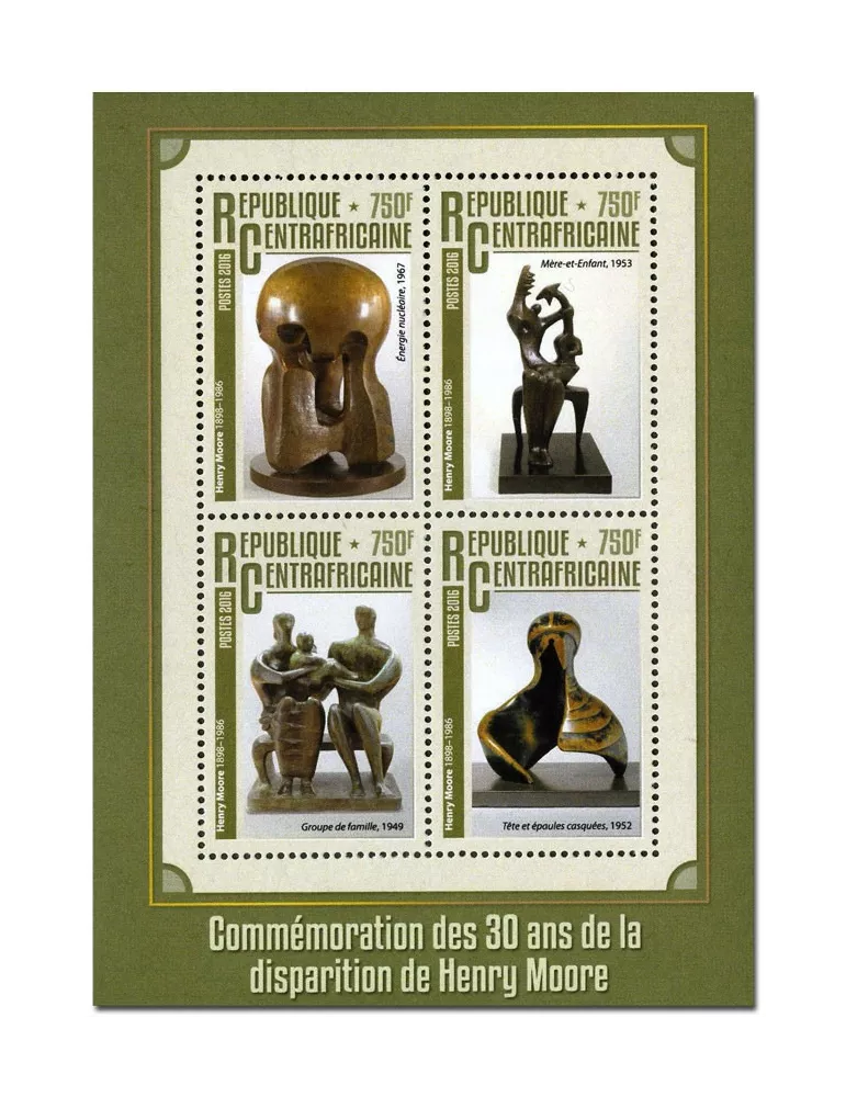 n° 4380  : Timbre CENTRAFRIQUE Poste