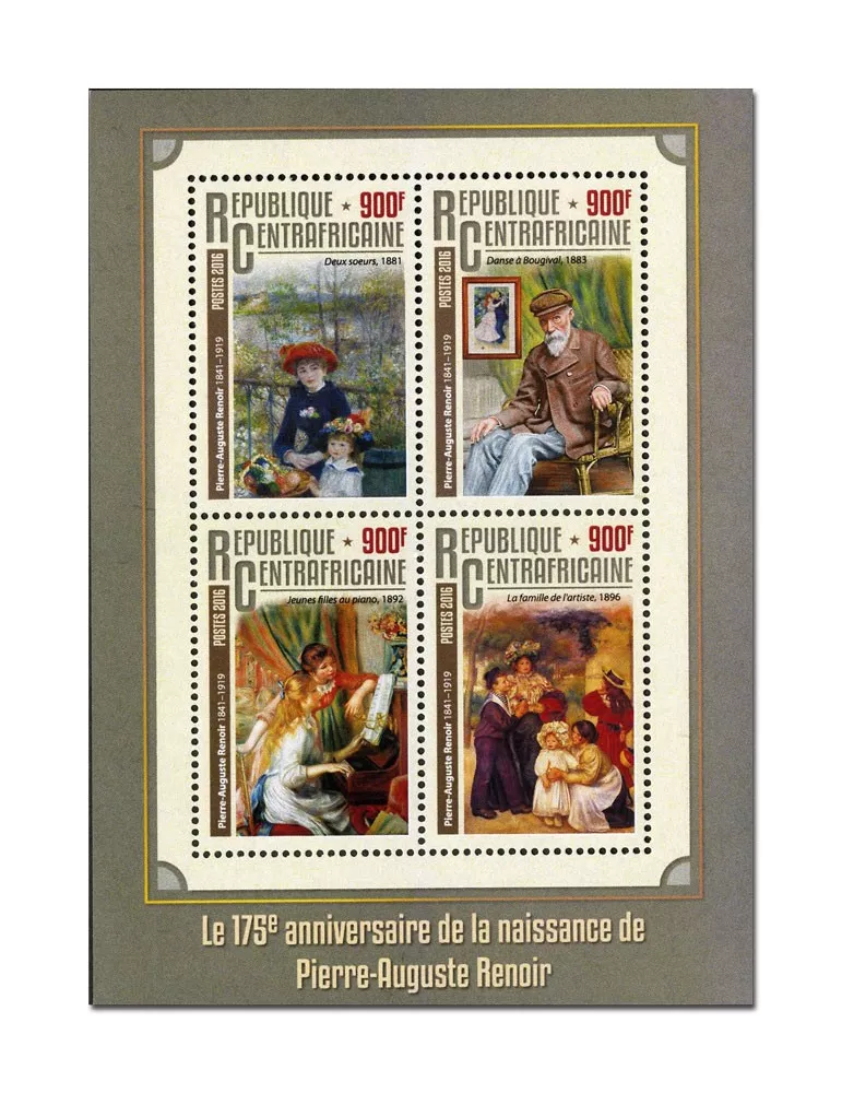 n° 4416  : Timbre CENTRAFRIQUE Poste