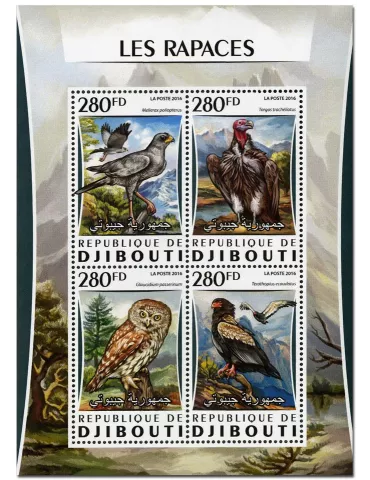 n° 1043  : Timbre DJIBOUTI Poste