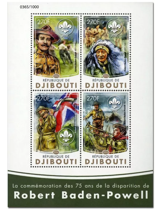 n° 947  : Timbre DJIBOUTI Poste
