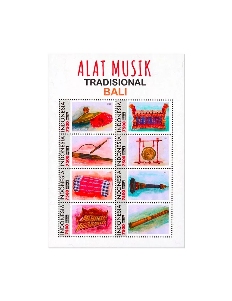 n° 3129/3136 - Timbre INDONESIE Poste