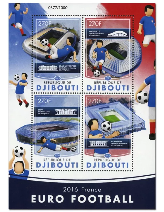 n° 995  : Timbre DJIBOUTI Poste