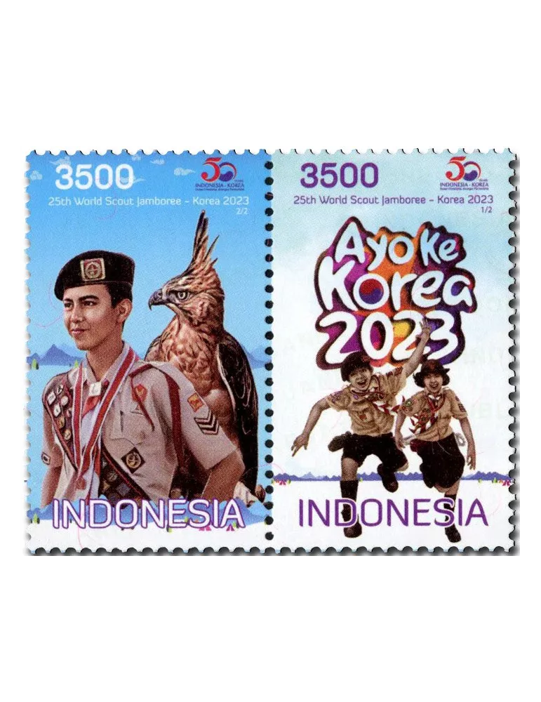 n° 3211/3212 - Timbre INDONESIE Poste