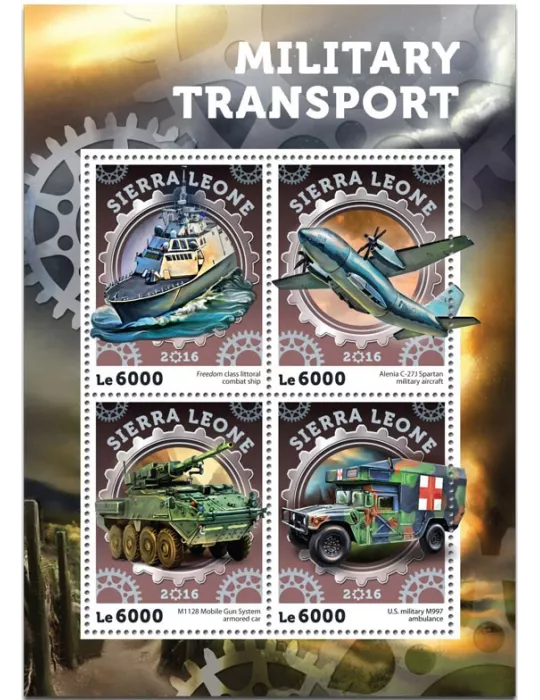 n° 5909  : Timbre SIERRA LEONE Poste