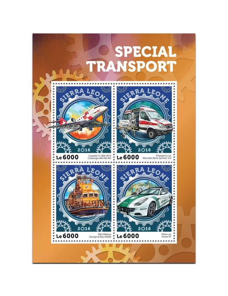 n° 5917  : Timbre SIERRA LEONE Poste