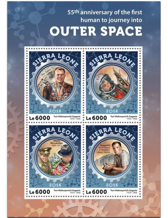 n° 5949  : Timbre SIERRA LEONE Poste