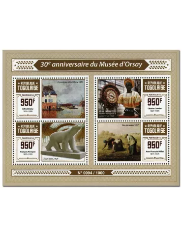n° 4978  : Timbre TOGO  Poste