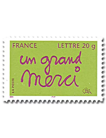 n° 52B (3761B) -  Timbre France Autoadhésifs