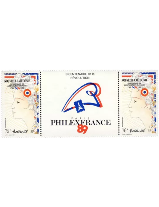 n° 261A/262A -  Timbre Nelle-Calédonie Poste aérienne