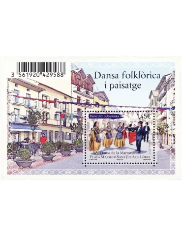 n° F727 -  Timbre Andorre Poste