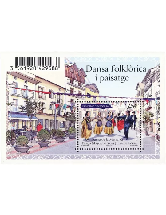 n° F727 -  Timbre Andorre Poste