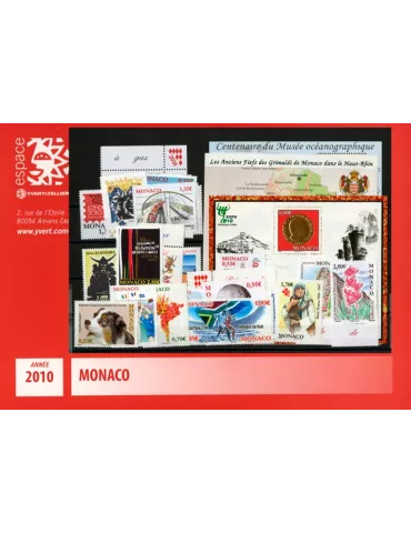 n° 2719/2756 -  Timbre Monaco Année complète (2010)