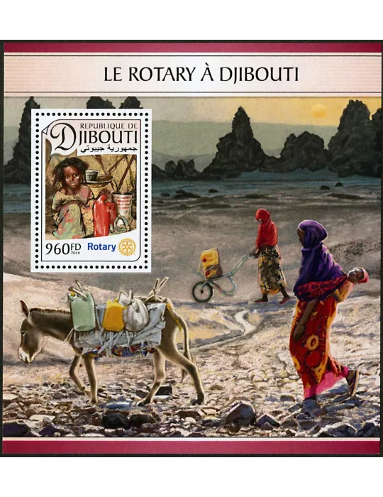 n° 135 - Timbre DJIBOUTI Blocs et feuillets