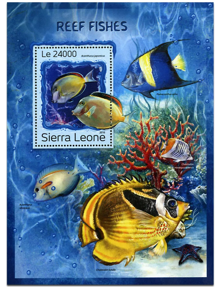 n° 1101 - Timbre SIERRA LEONE Blocs et feuillets
