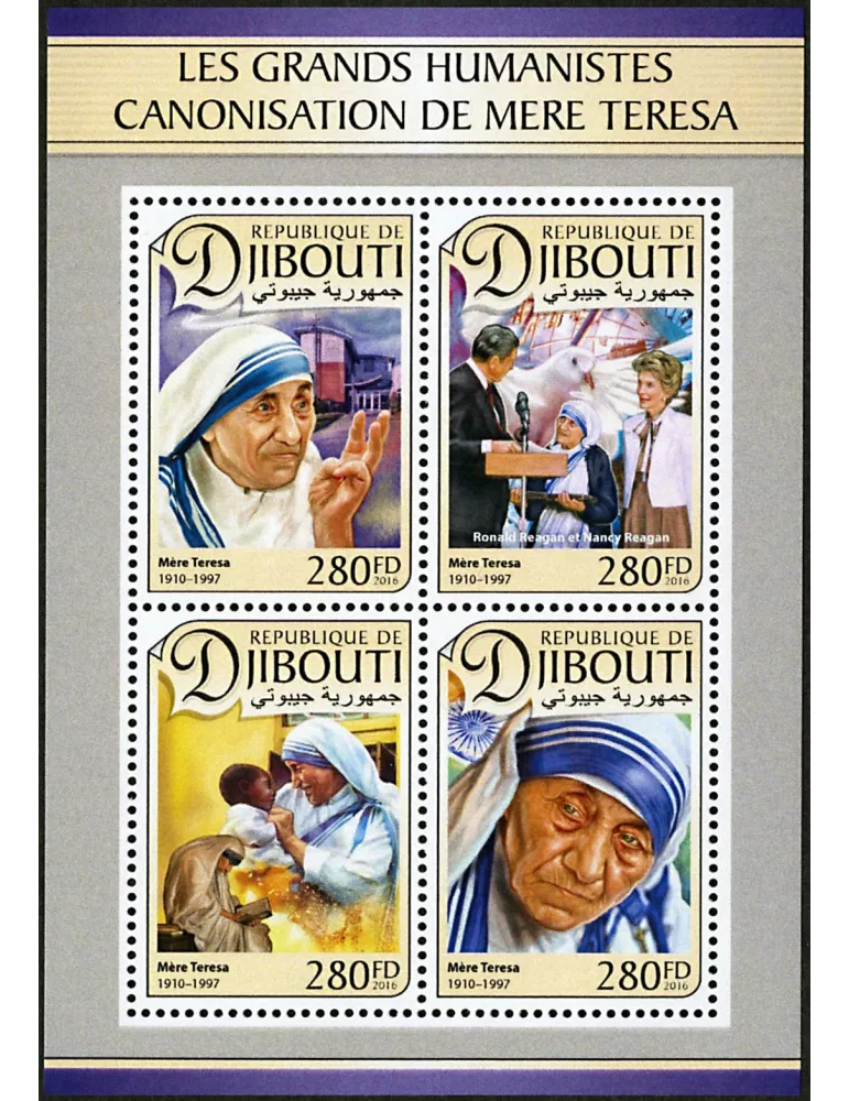 n° 1304 - Timbre DJIBOUTI Poste
