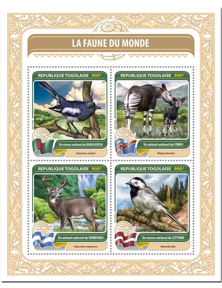 n° 5182 - Timbre TOGO  Poste