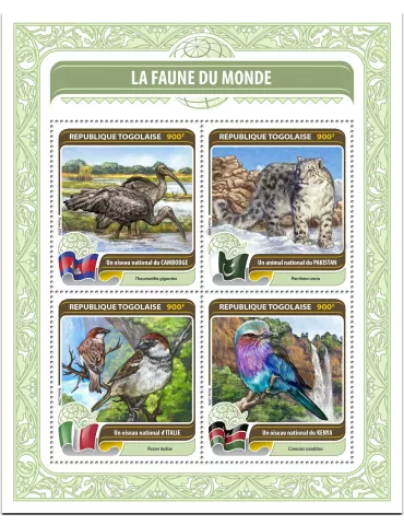 n° 5214 - Timbre TOGO  Poste