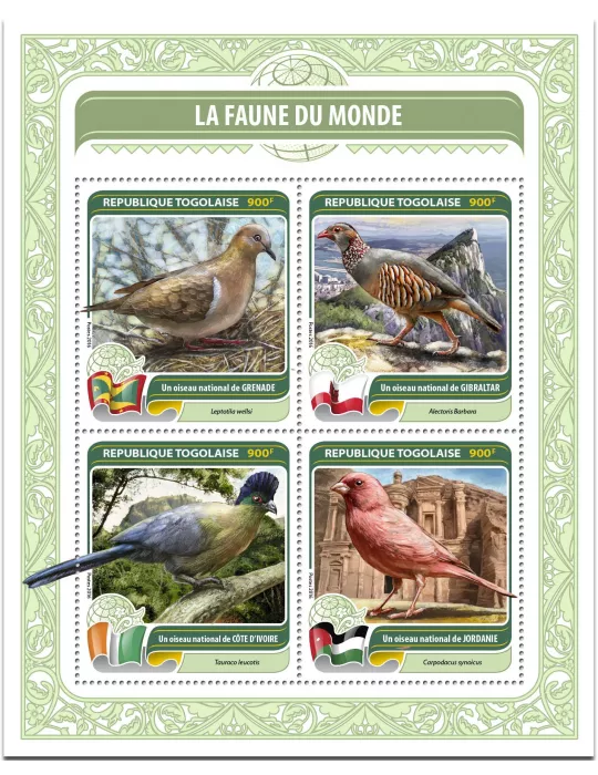 n° 5238 - Timbre TOGO  Poste