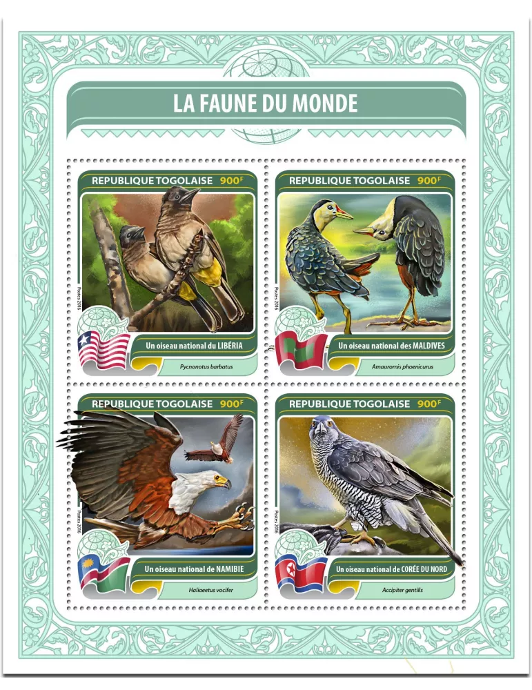 n° 5246 - Timbre TOGO  Poste