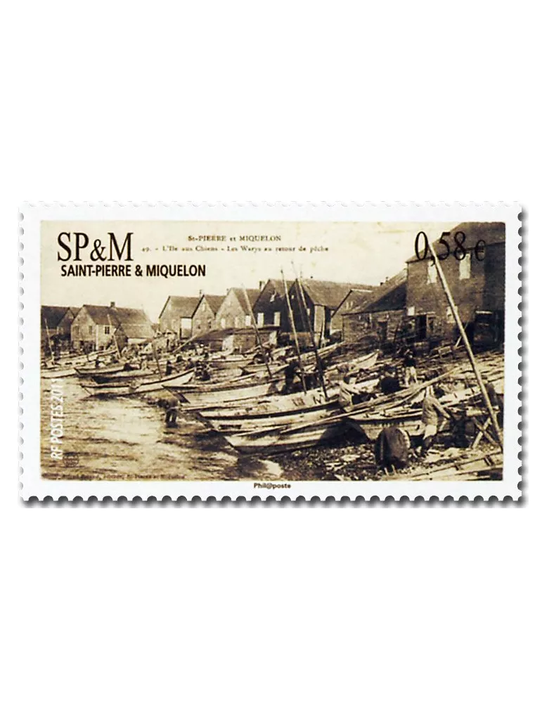 n° 1002/1005 (BF 16) -  Timbre Saint-Pierre et Miquelon Poste