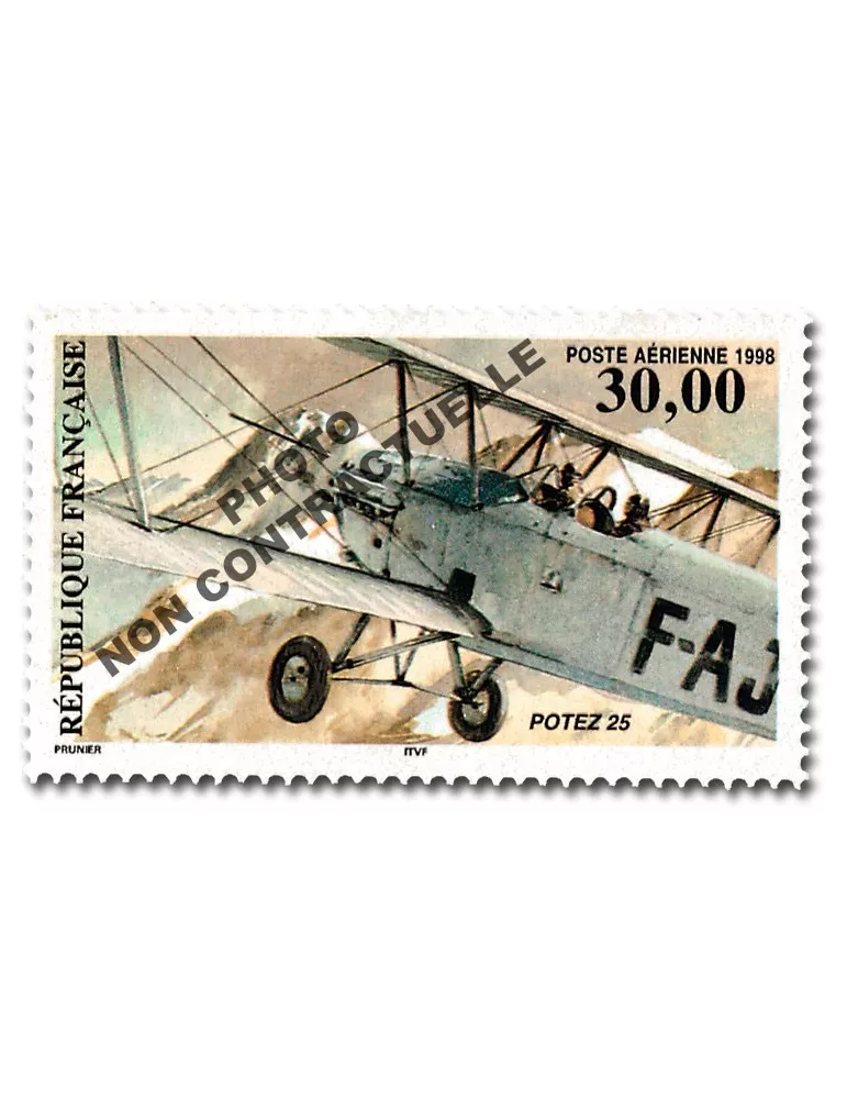 n° 62a -  Timbre France Poste aérienne