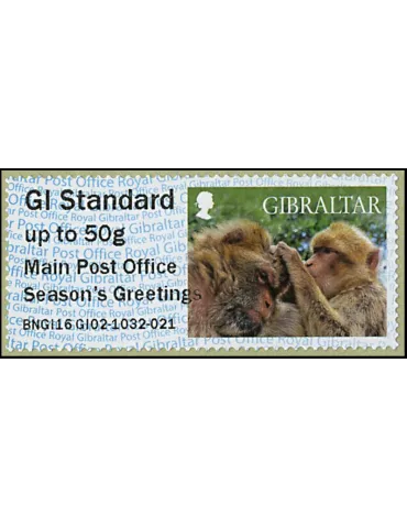 n° 34 - Timbre GIBRALTAR Timbres de distributeurs