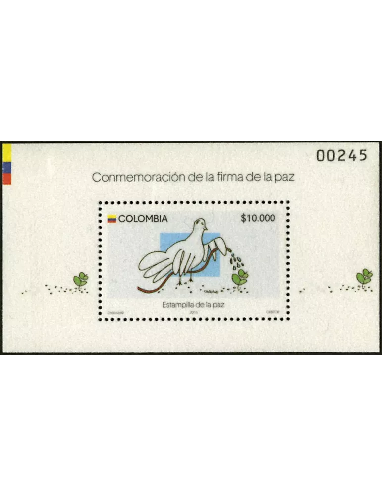 n° 82 - Timbre COLOMBIE Blocs et feuillets