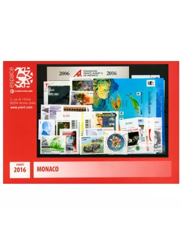 n° 3010/3061 - Timbre Monaco Année complète (2016)