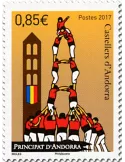 n° 798 - Timbre Andorre Poste