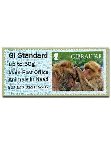 n° 40 - Timbre GIBRALTAR Timbres de distributeurs