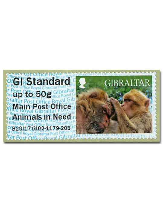 n° 40 - Timbre GIBRALTAR Timbres de distributeurs