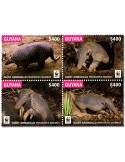 n° 6809/6912 - Timbre GUYANA Poste