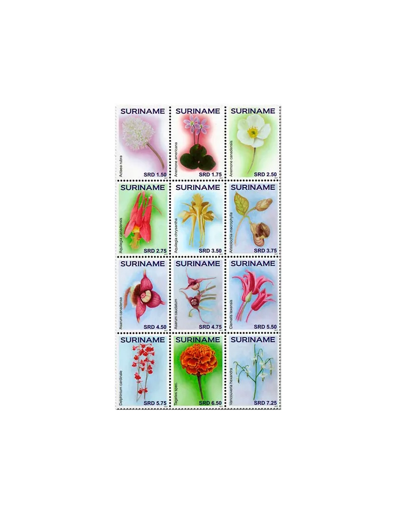 n° 2648/2659 - Timbre SURINAM Poste