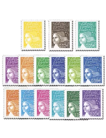 n° 3443/3457 -  Timbre France Poste