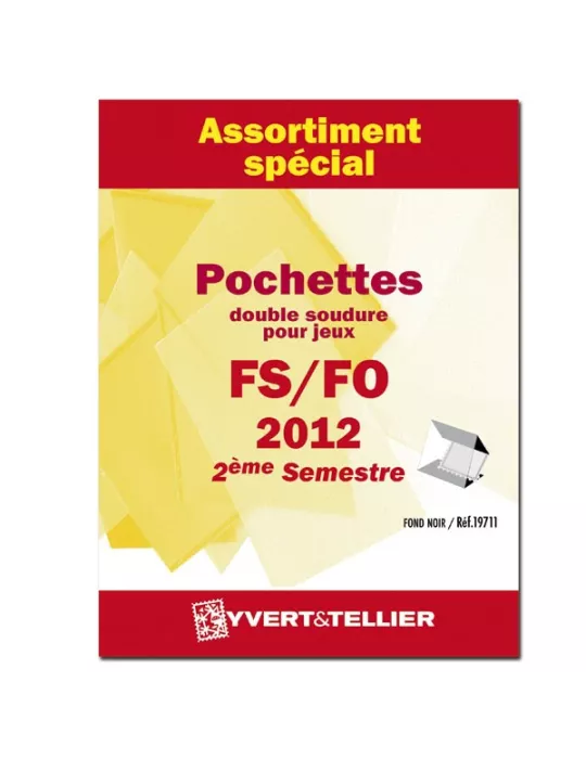 Assortiment de pochettes (double soudure) : 2012-2ème semestre