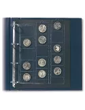FEUILLES COMPACT A4 ( MONNAIES : Ø jusqu´à 44mm) - SAFE® (x2)